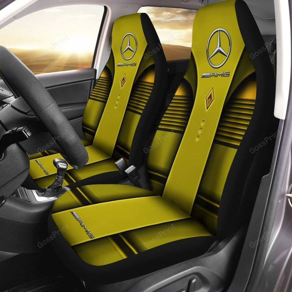 Mercedes Benz AMG Car Seat Cover Ver 21 (set Of 2) 1