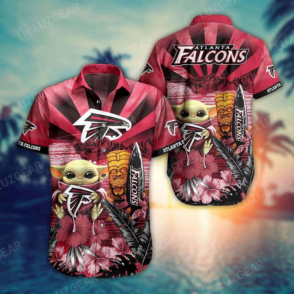 Atlanta Falcons NFL Baby Yoda Hawaiian Shirt Style Summer Trending For ...