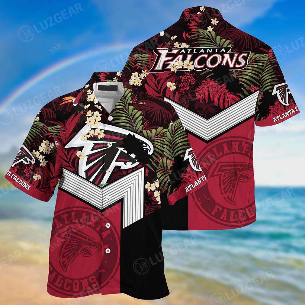 Atlanta Falcons NFL Football Beach Shirt For This Summer Hawaiian Shirt ...