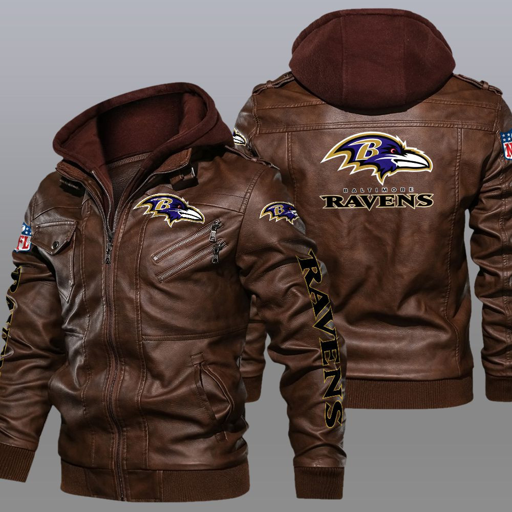 Baltimore Ravens 2DA0329 2D Leather Jacket – Meteew