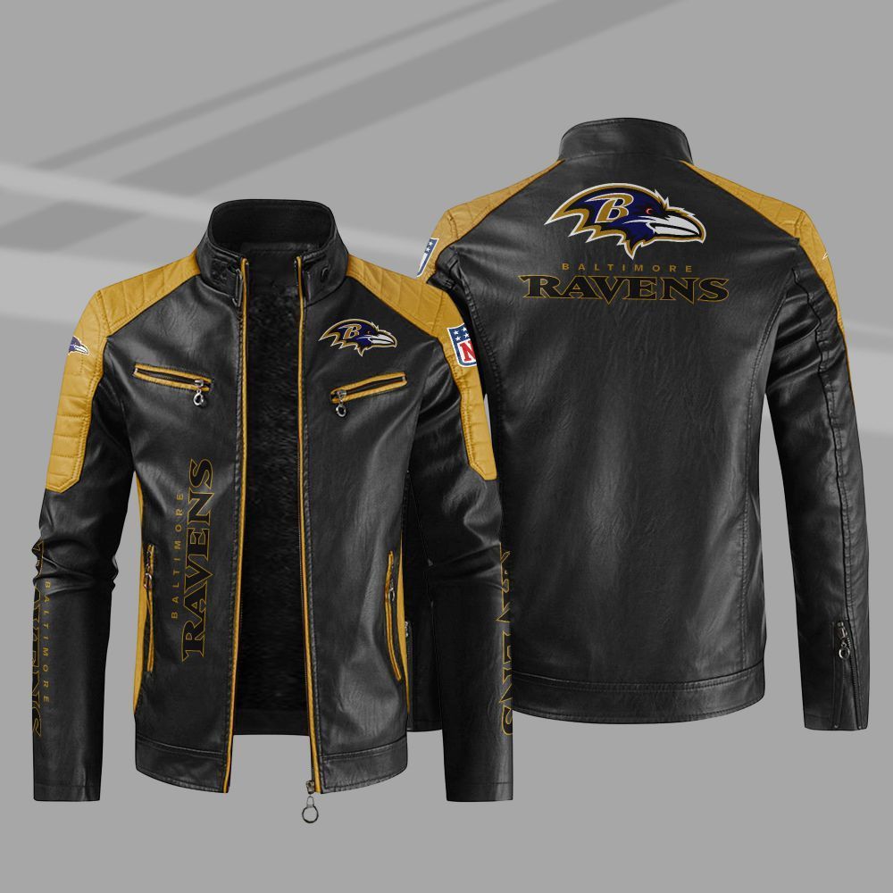 Baltimore Ravens 2DA0336 NFL Sport Leather Jacket – Meteew