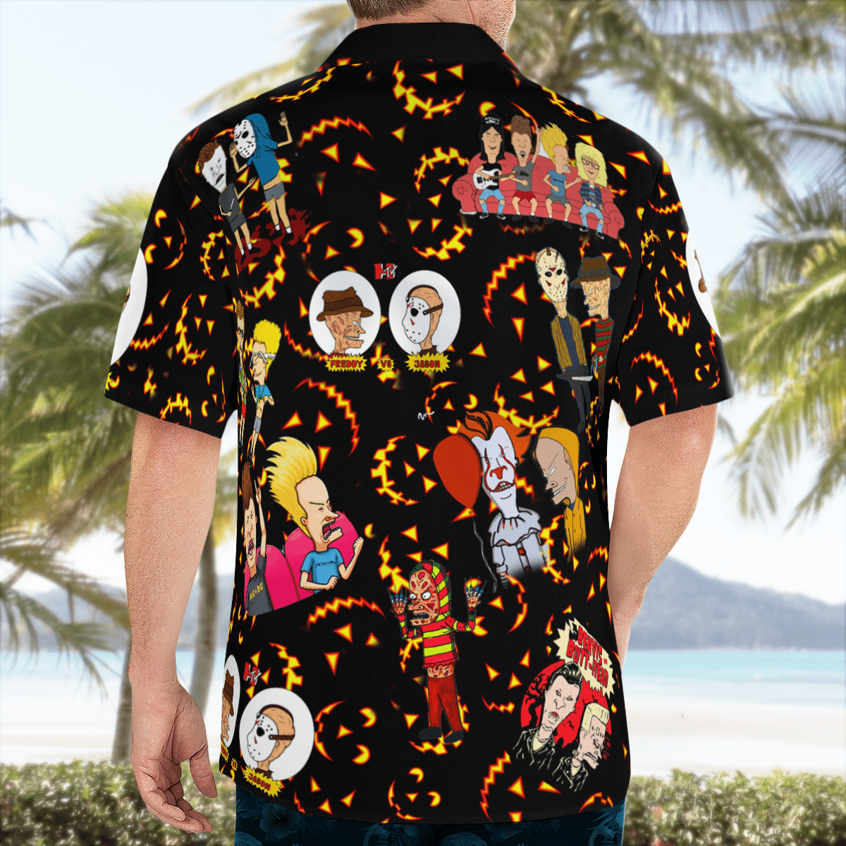 Beavis and Butt-Head Funny Halloween Hawaiian Shirt – Meteew