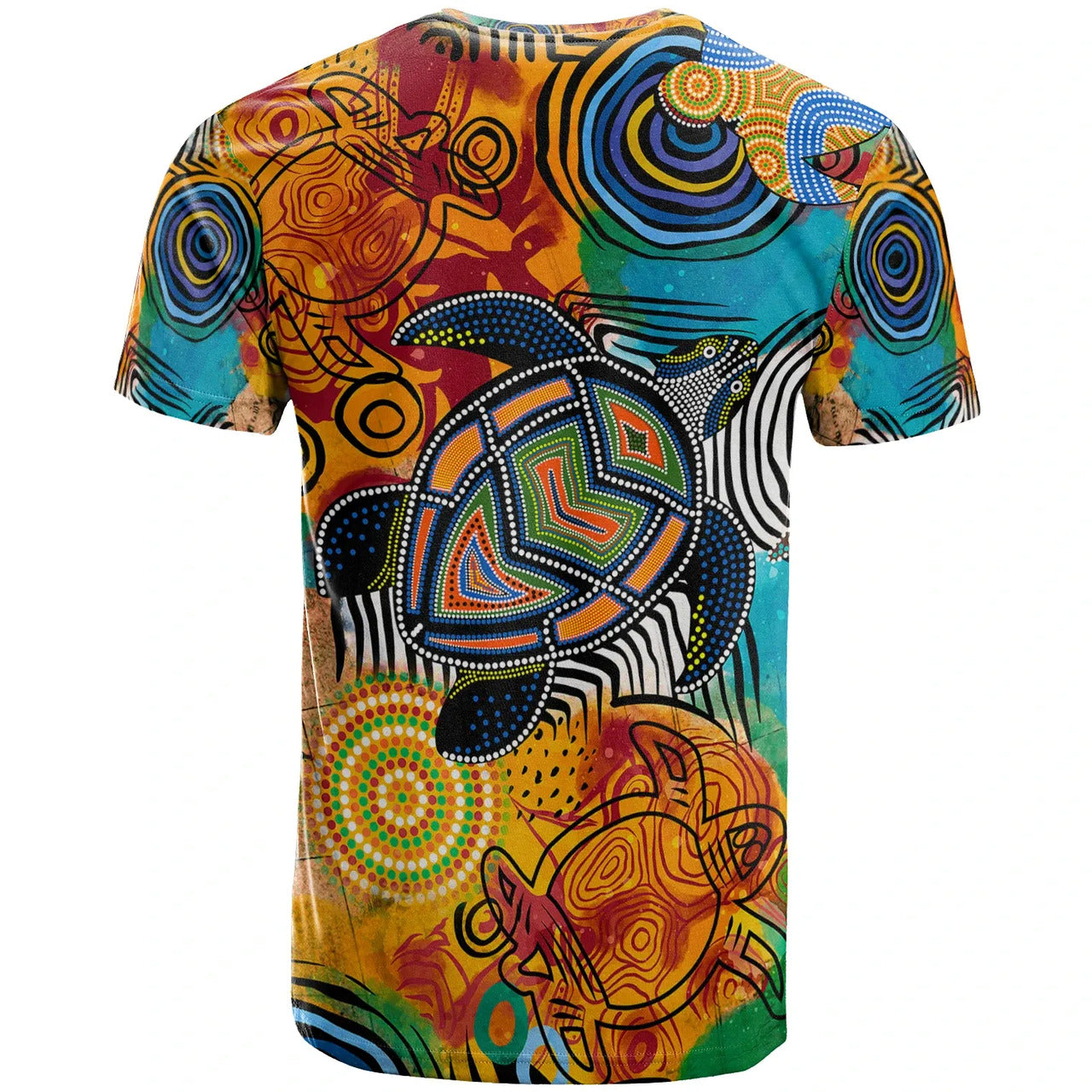 Buy Australia Aboriginal Personalised T-Shirt – Turtle Indigenous Art ...