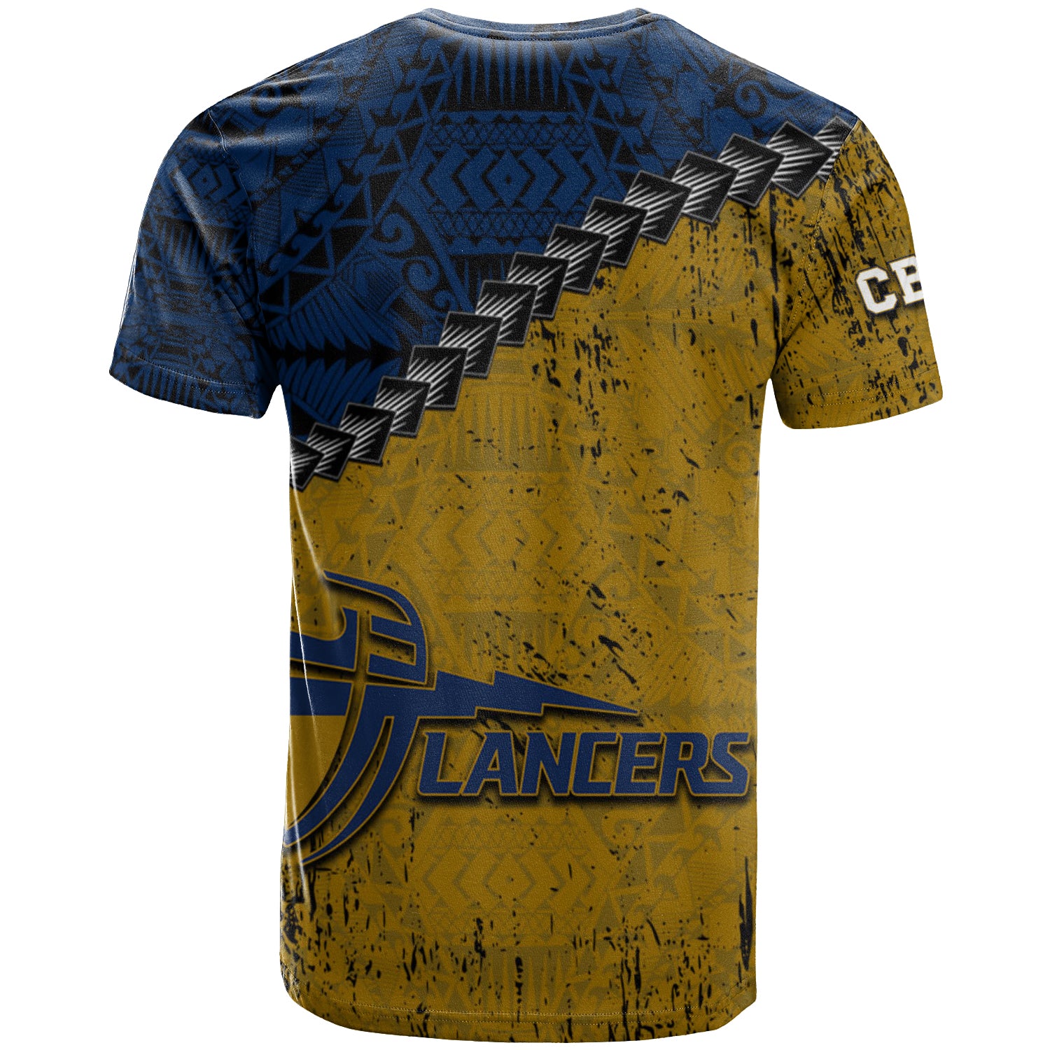Buy California Baptist Lancers T-Shirt Grunge Polynesian Tattoo- NCAA ...