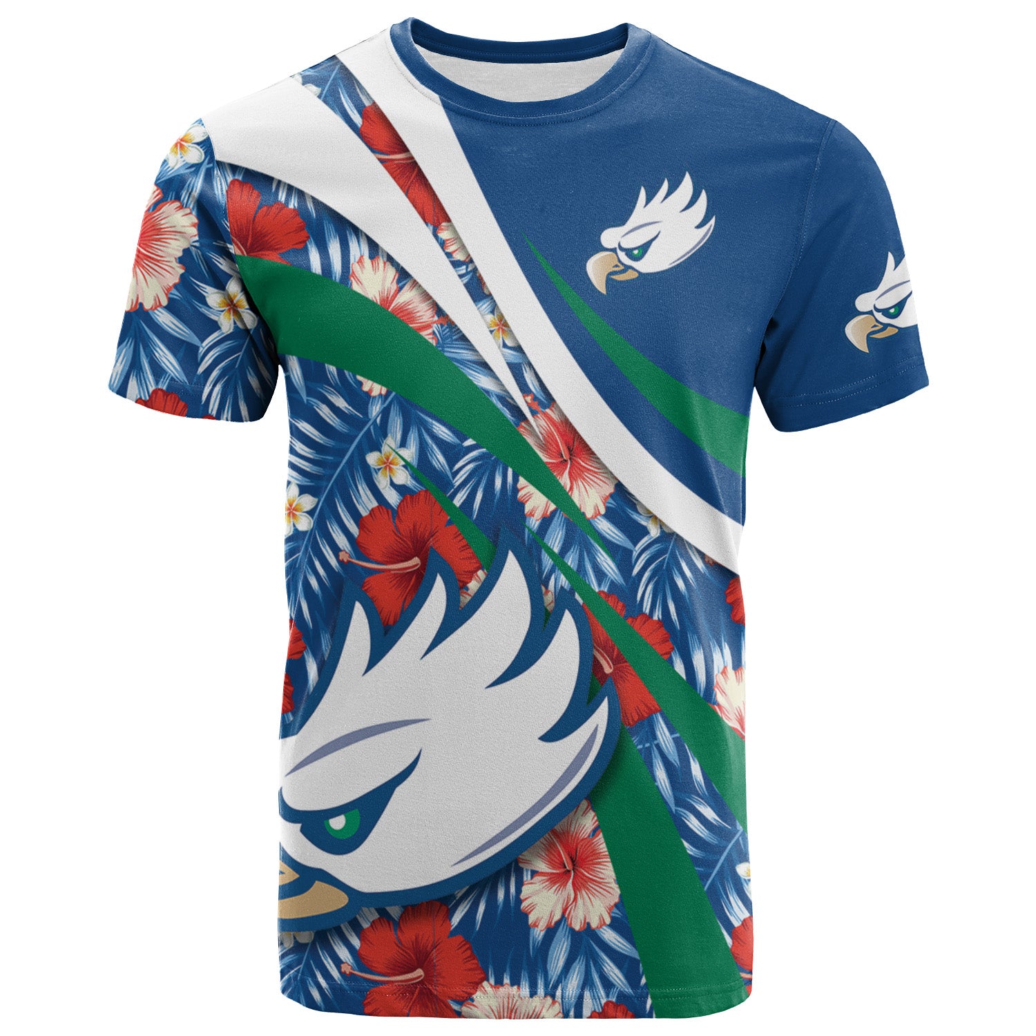 Buy Florida Gulf Coast Eagles T-Shirt Hibiscus Sport Style - NCAA - Meteew