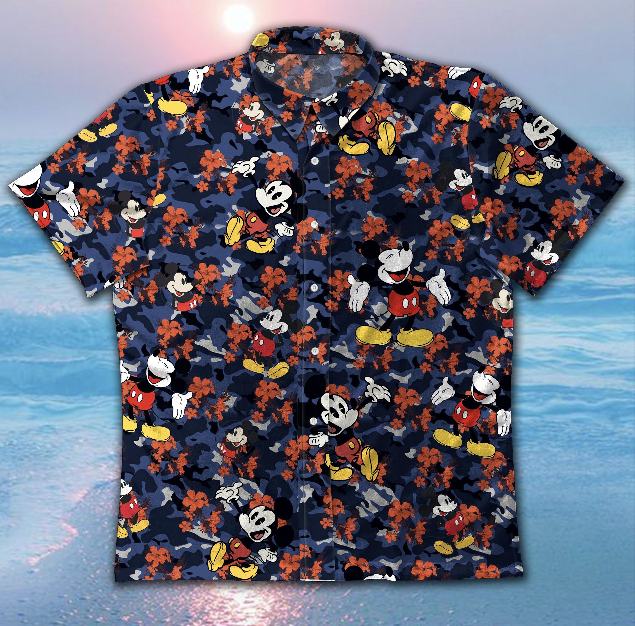 Buy Hawaii Shirt Mickey Gt Vintage Hawaiian Shirt-Zx10481 For Men's ...