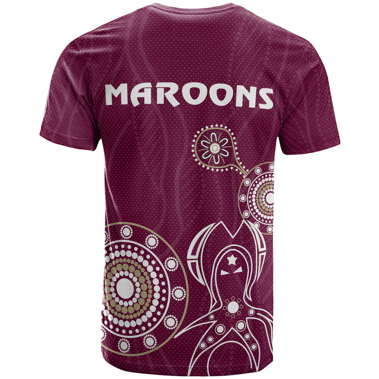 Buy Maroons Rugby T-shirt – Custom Indigenous Maroons T-shirt – Meteew