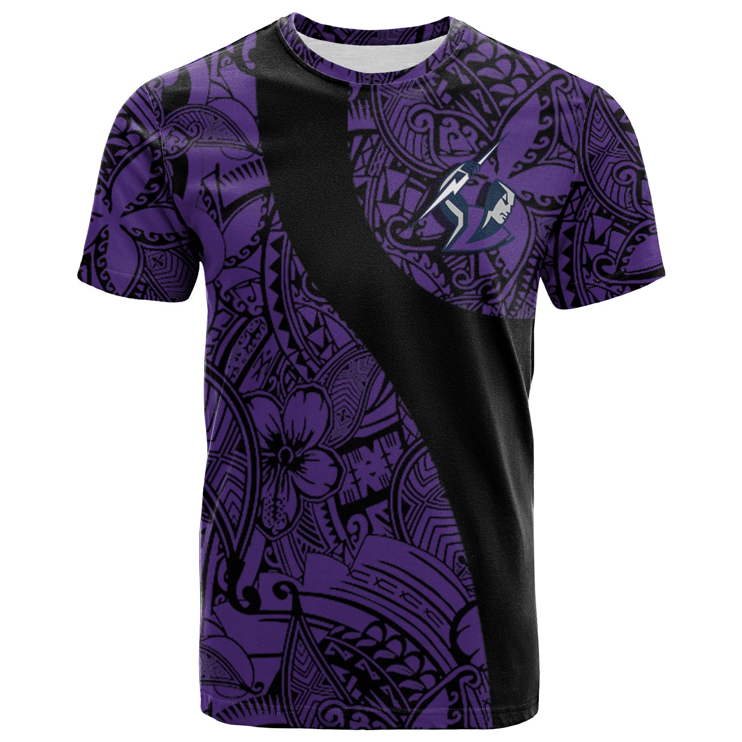 Buy Melbourne Storm T-Shirt Polynesian – NRL – Meteew