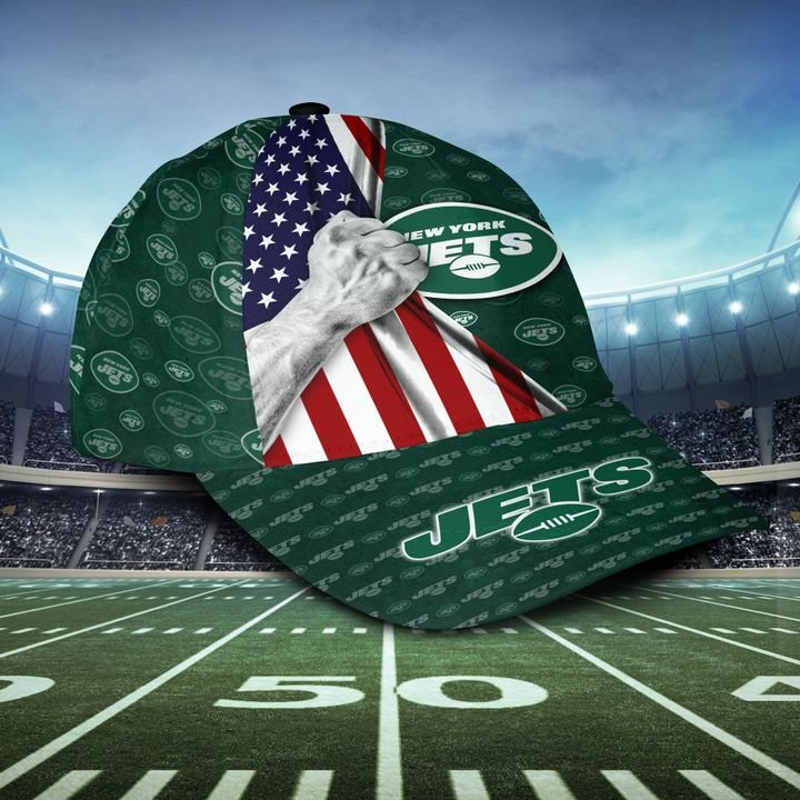 Buy NFL Cap 3D Baseball Cap New York Jets NFL USA Flag Cap Meteew