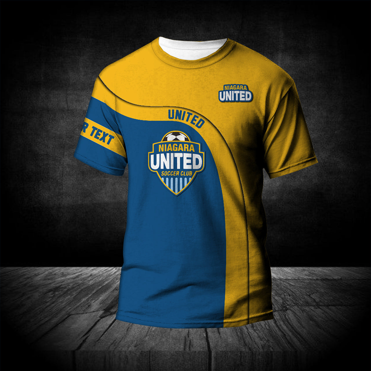 Buy Niagara United T-shirt Curve Sport Style Custom Text – CA SOCCER ...