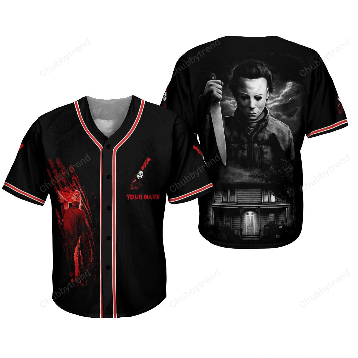 Buy Personalized Murder Halloween Michael Myers Character Jersey Shirt ...