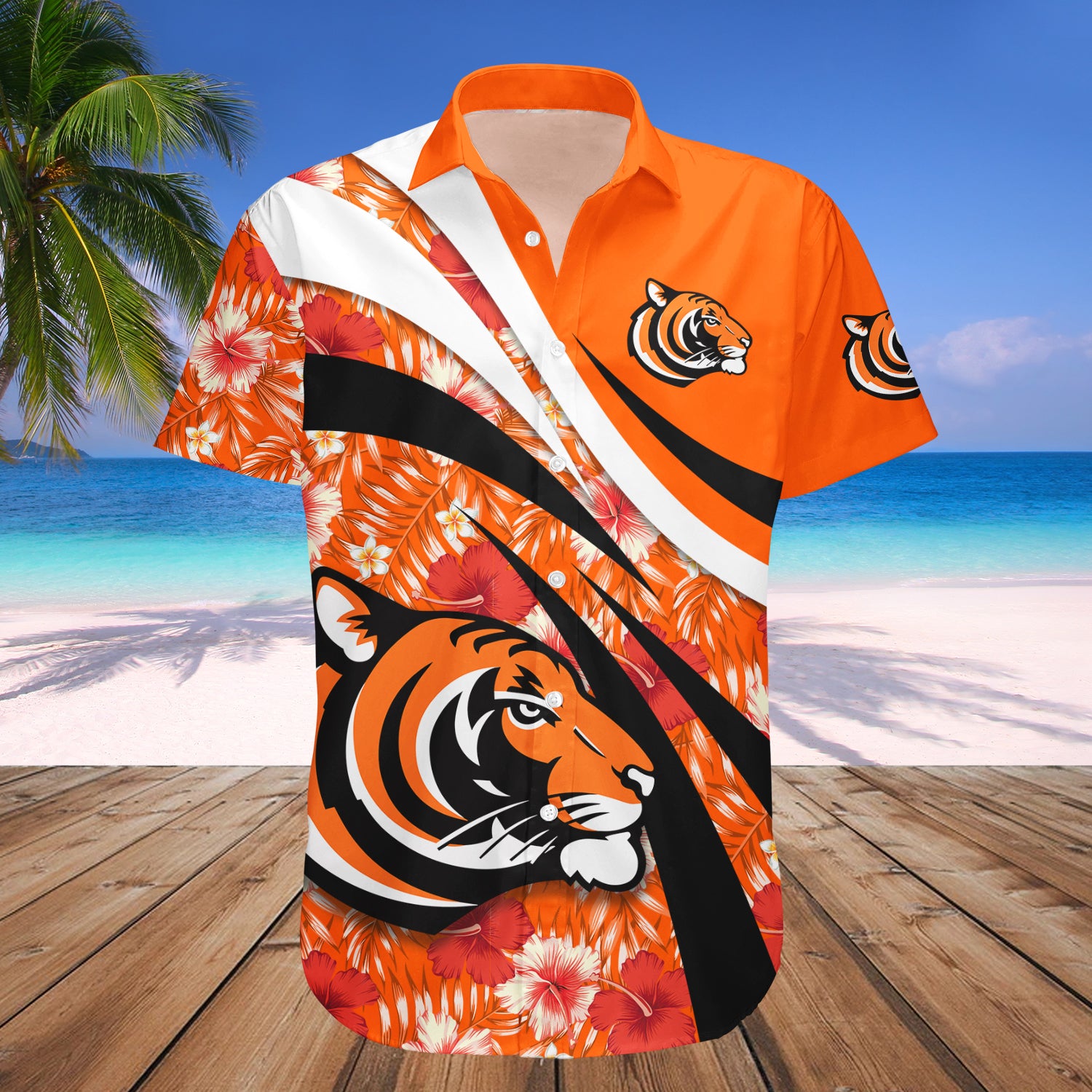 Buy Princeton Tigers Hawaii Shirt Hibiscus Sport Style - NCAA - Meteew
