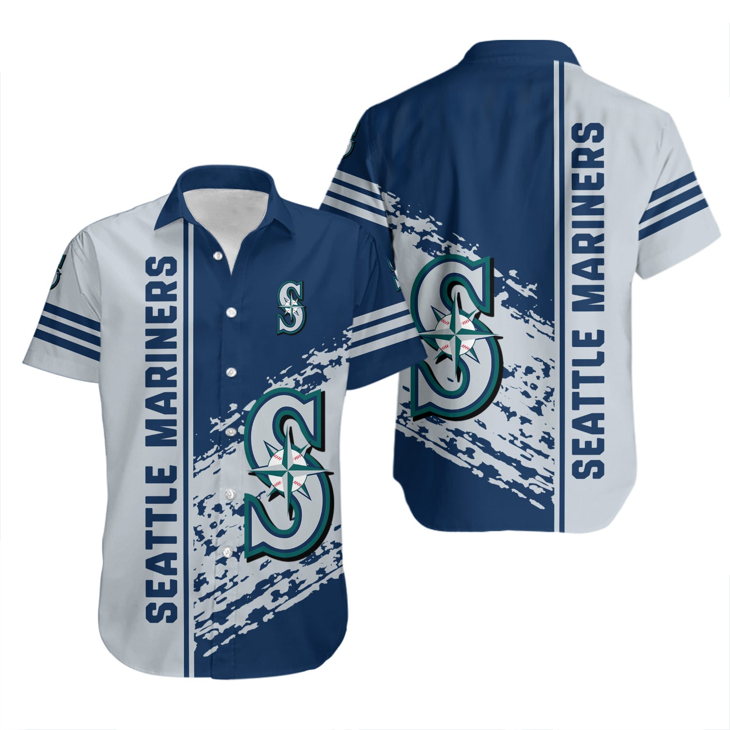 Buy Seattle Mariners Hawaiian Shirt Quarter Style MLB Meteew