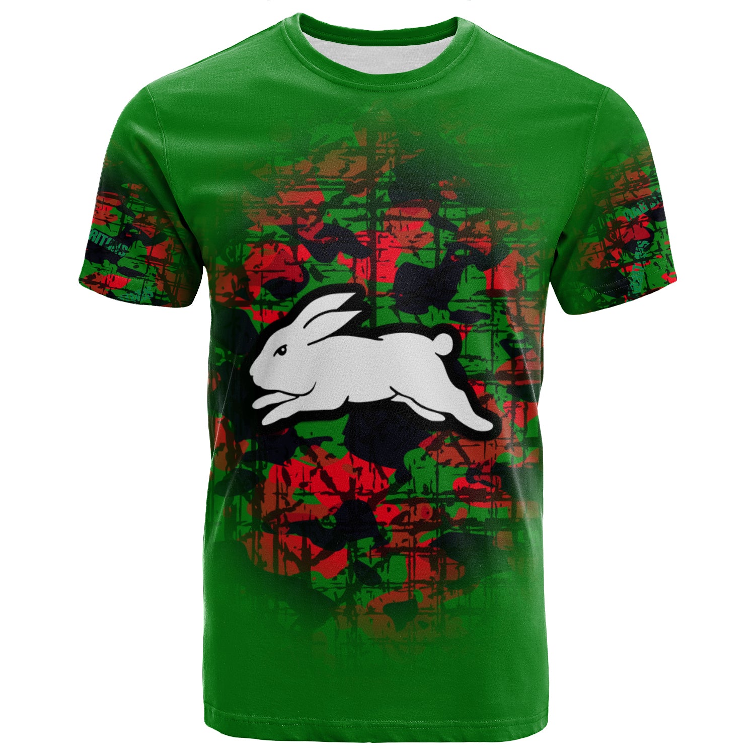 Buy South Sydney Rabbitohs T-shirt Camouflage Vintage – NRL – Meteew