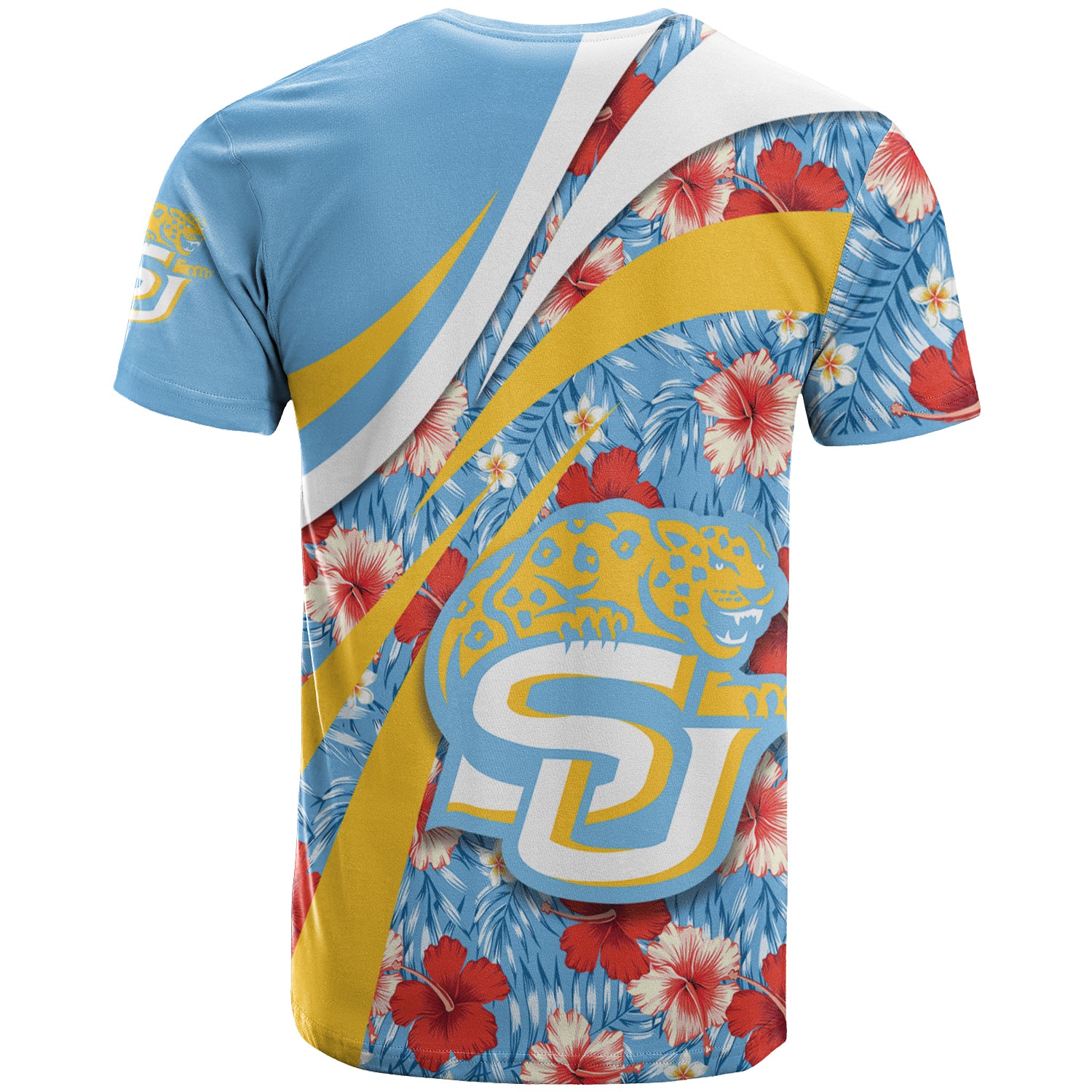 Buy Southern Jaguars T-Shirt Hibiscus Sport Style - NCAA - Meteew