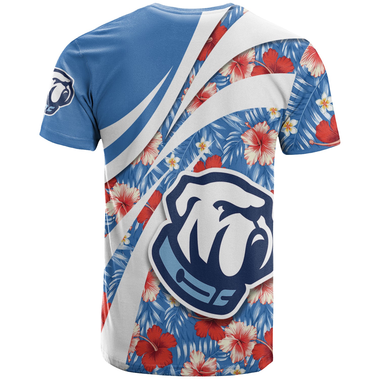 Buy The Citadel Bulldogs T-Shirt Hibiscus Sport Style - NCAA - Meteew