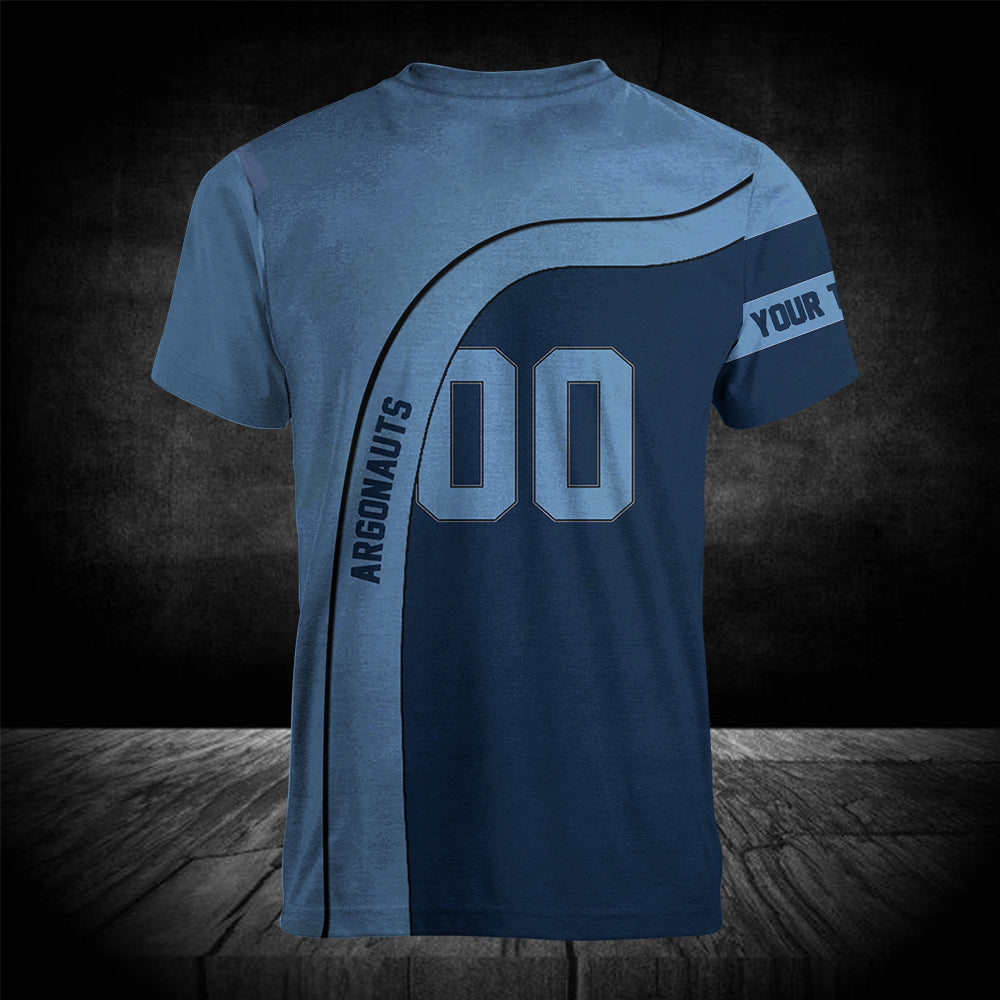 Buy Toronto Argonauts T-shirt Curve Sport Style Custom Text - CA ...