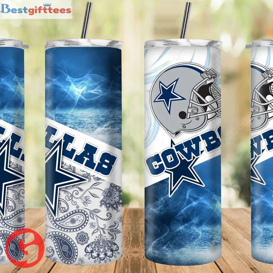 Tumbler Cup Dallas Cowboys Tumbler, NFL Logo Team Tumbler, Dallas ...