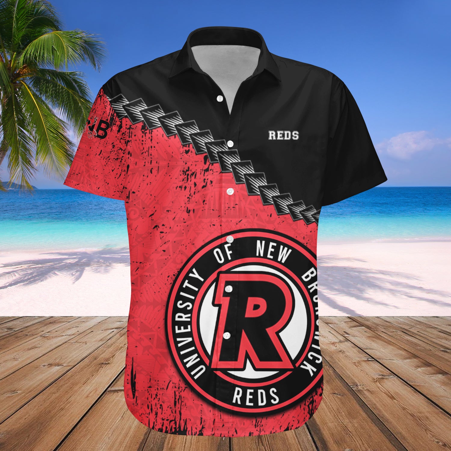 Buy UNB Varsity Reds Hawaii Shirt Grunge Polynesian Tattoo – CA CIS ...