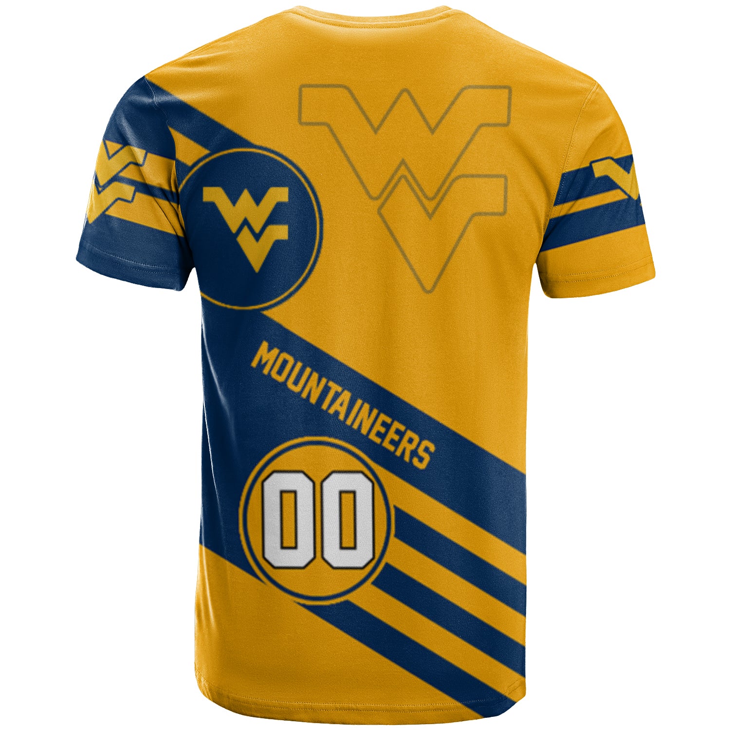 Buy West Virginia Mountaineers T-Shirt Sport Style Logo - NCAA - Meteew