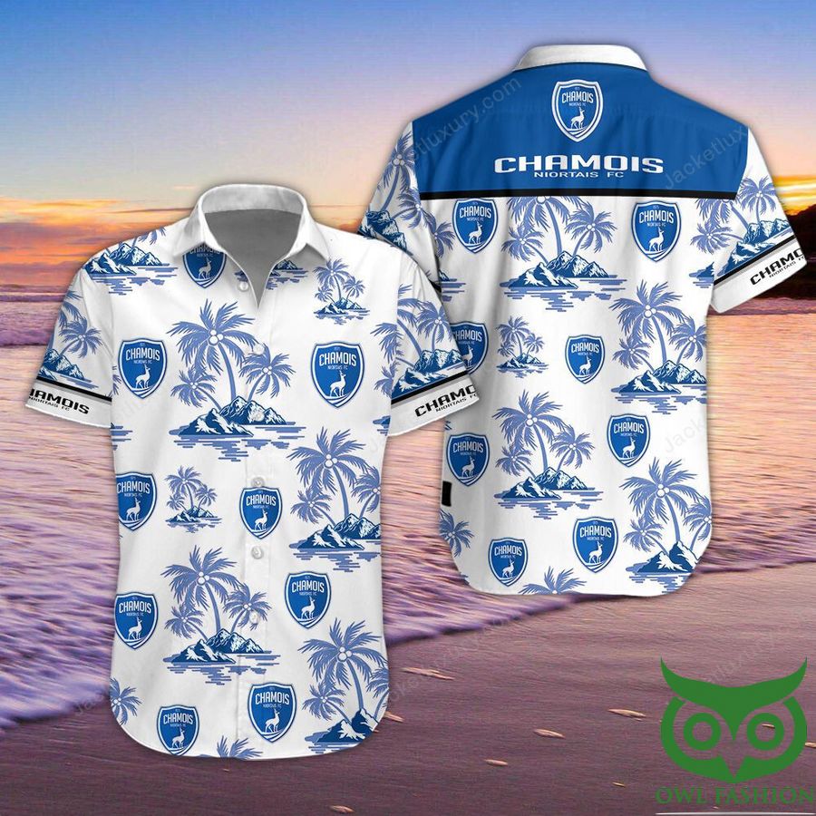 Chamois Niortais FC Short-Sleeve Hawaiian Shirt – Meteew