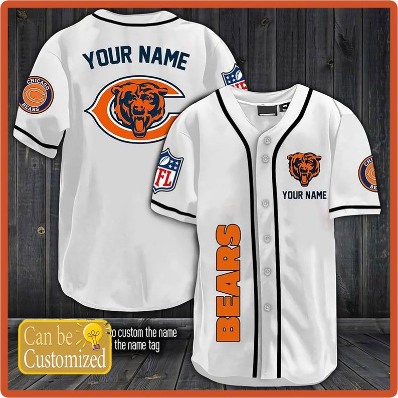 Chicago Bears Unisex Base Jersey, Custom NFL T-shirt - Meteew