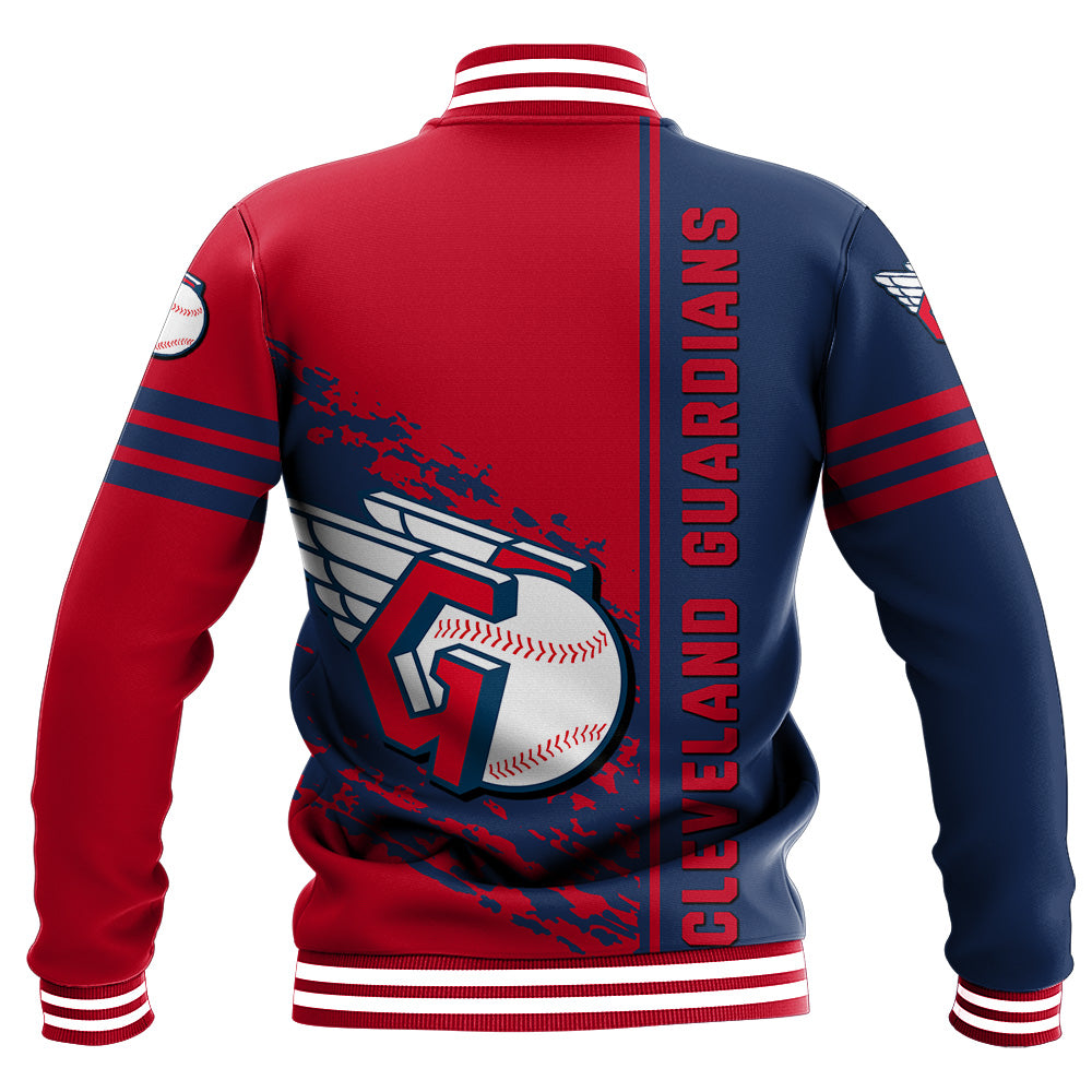 Cleveland Guardians Baseball Jacket Quarter Style - MLB - Meteew