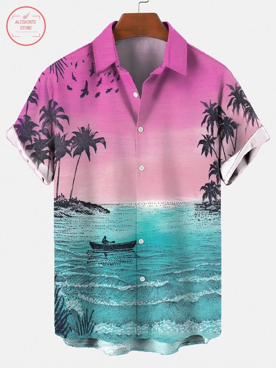 Coconut Tree Hawaiian Shirts For Men’s and Women’s – Meteew