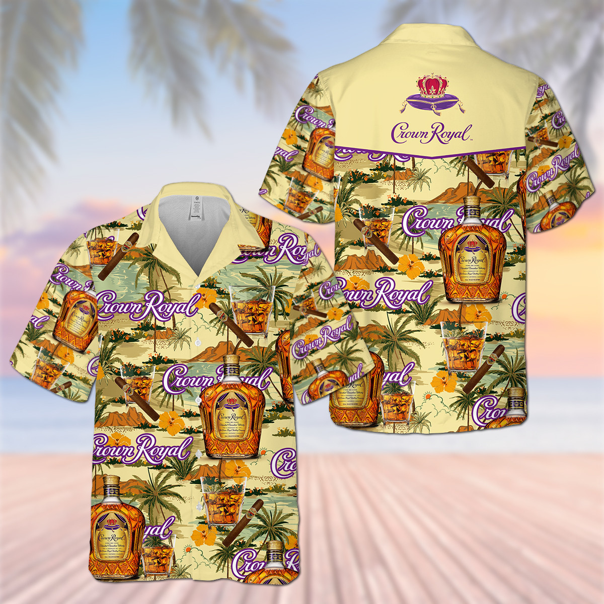 Crown Royal Hawaiian Shirt CR1603N3 TU - Meteew