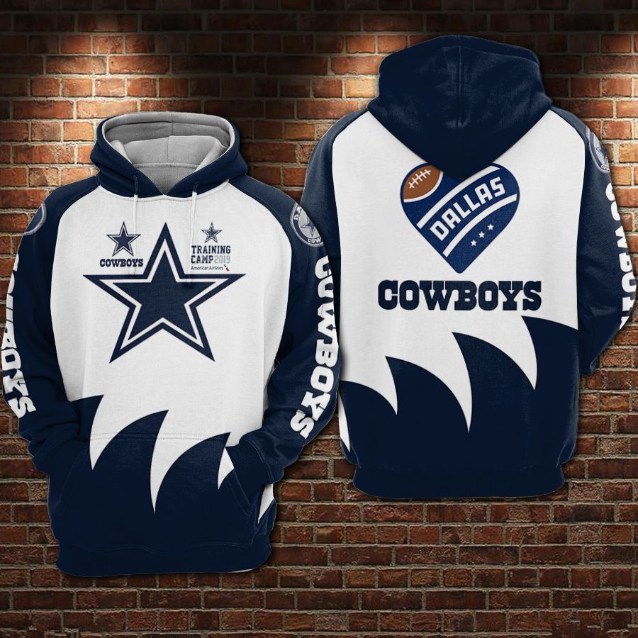 Dallas Cowboys 3D Hoodie Zip Hoodie Polo Shirt Custom V23129 – Meteew
