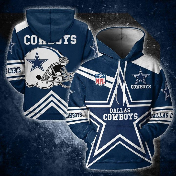 Dallas Cowboys 76 Unisex 3D Hoodie Zip Hoodie Polo Shirt Gift For Fans ...
