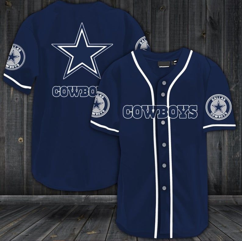 Dallas Cowboys NFL Football Baseball Jersey For Fans 265 – Meteew