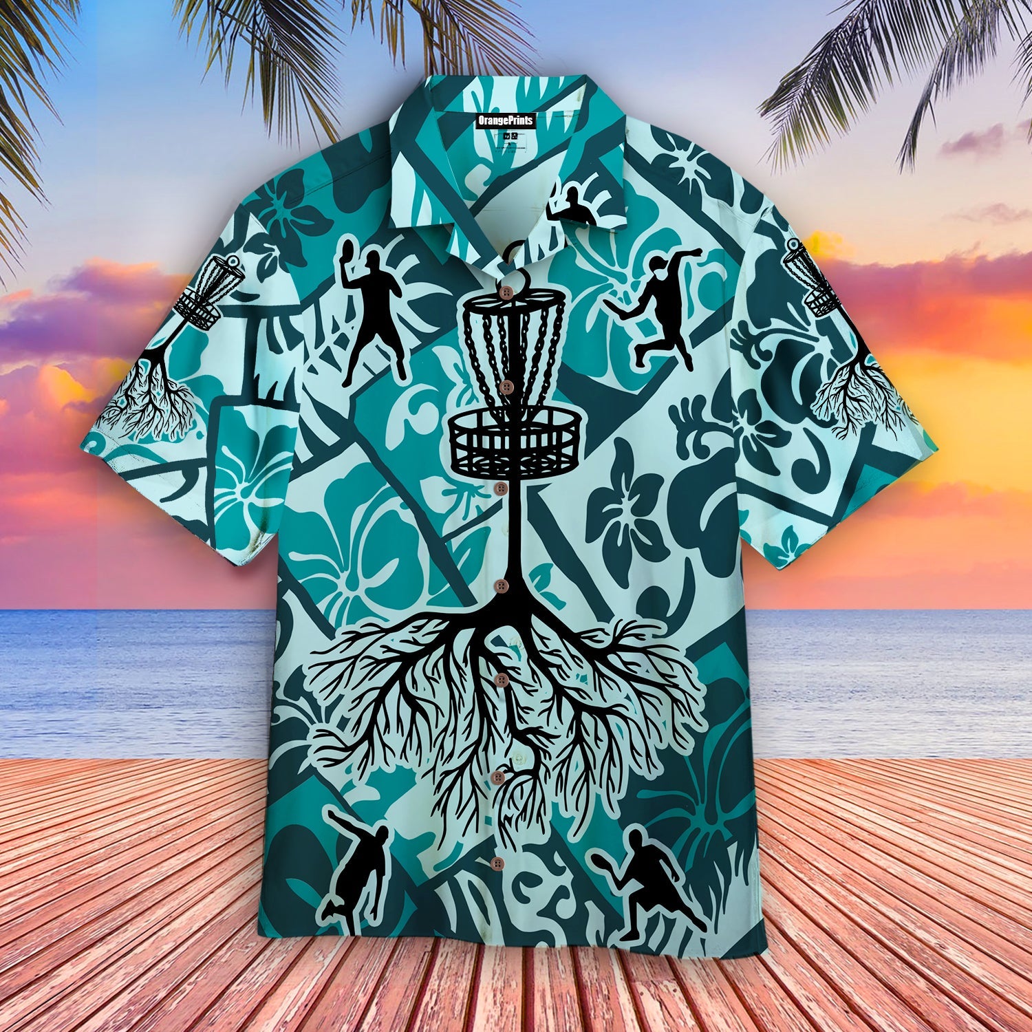 Disc Golf Cross Hawaiian Shirt For Men & Women Adult HW6688 - Meteew