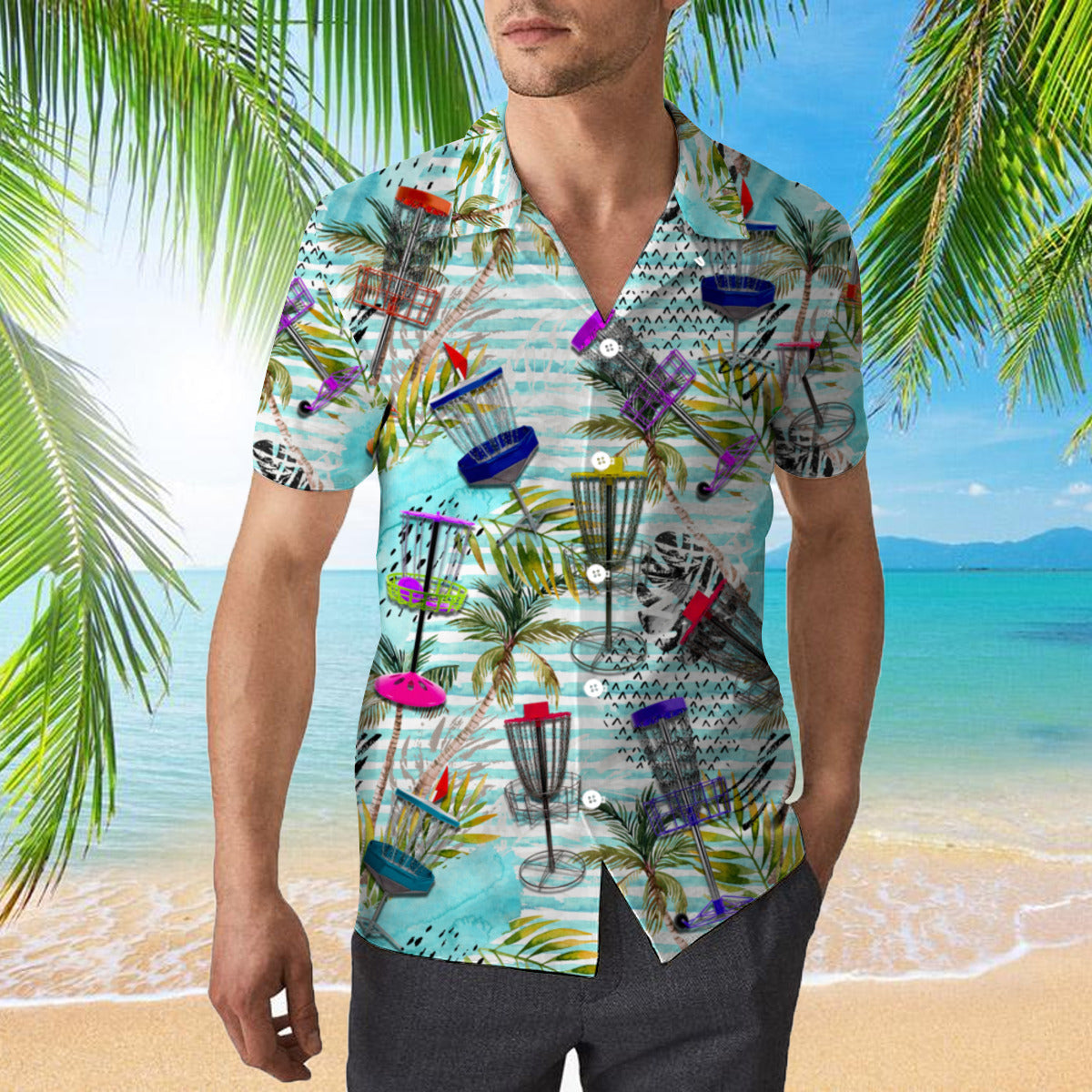Disc Golf Tropical Hawaiian Shirt For Men & Women WT2143 - Meteew