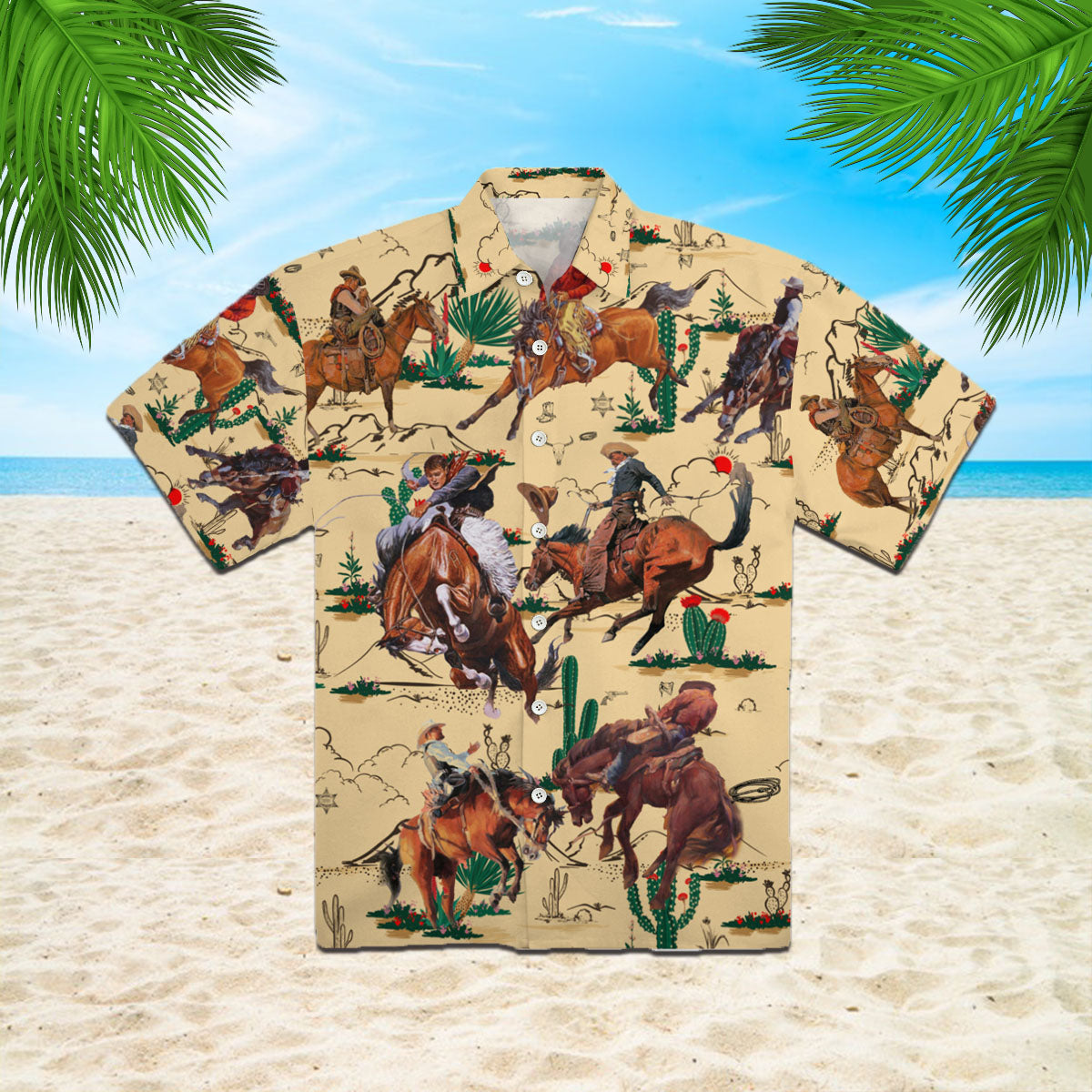 Don't Stop Until You Proud Texas Cowboy Horse Hawaiian Shirt For Men ...