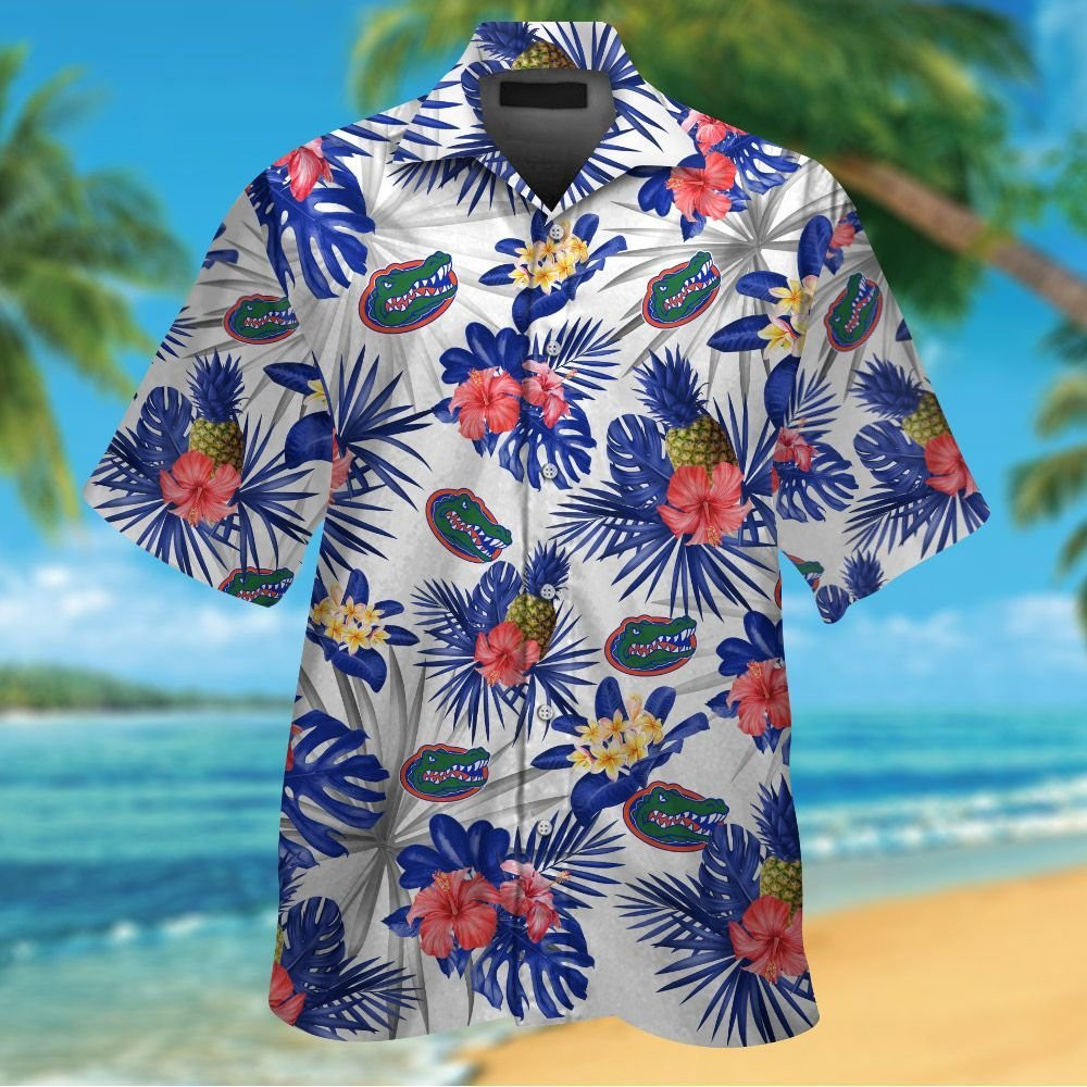 Florida Gators Short Sleeve Button Up Tropical Aloha Hawaiian Shirts ...