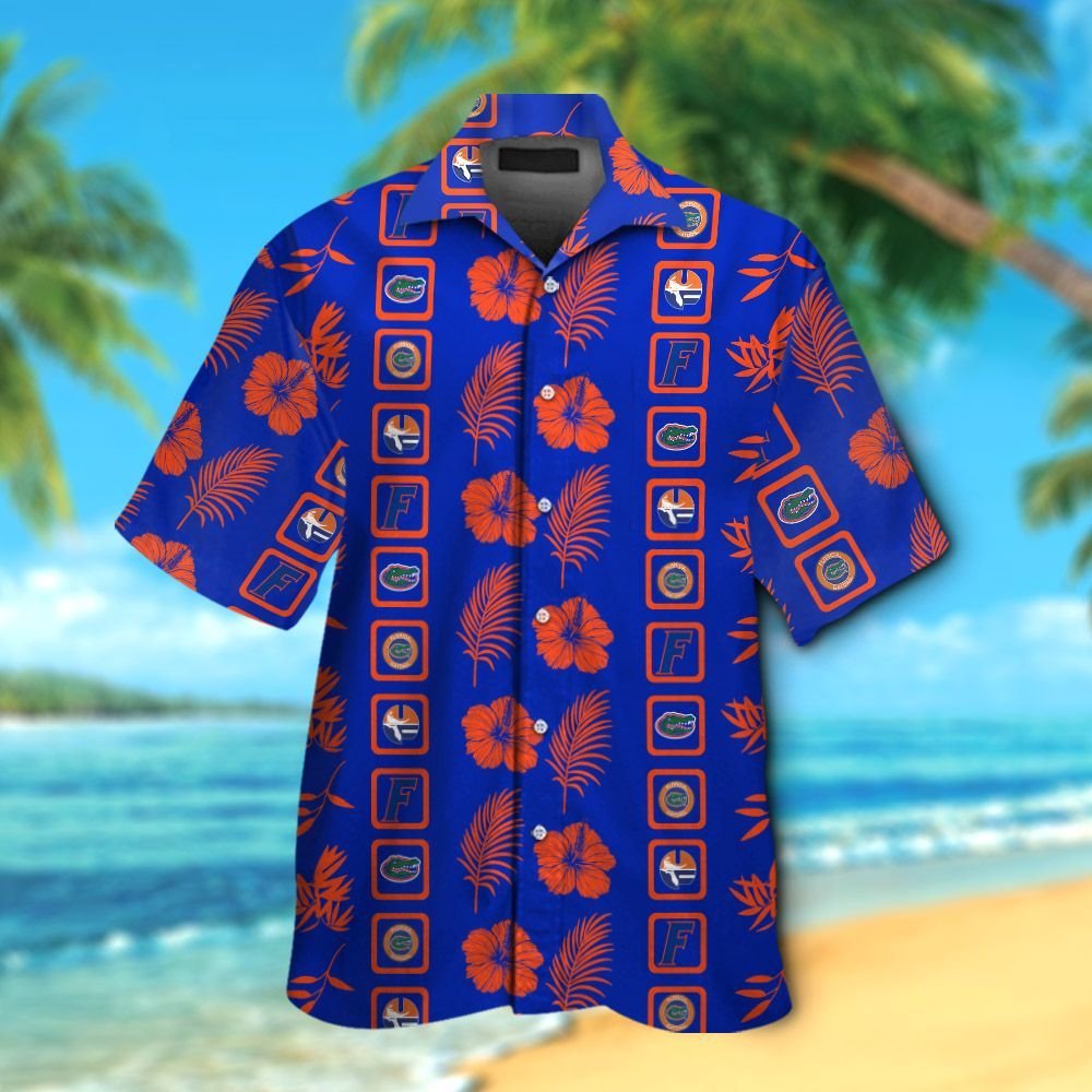 Florida Gators Short Sleeve Button Up Tropical Aloha Hawaiian Shirts ...