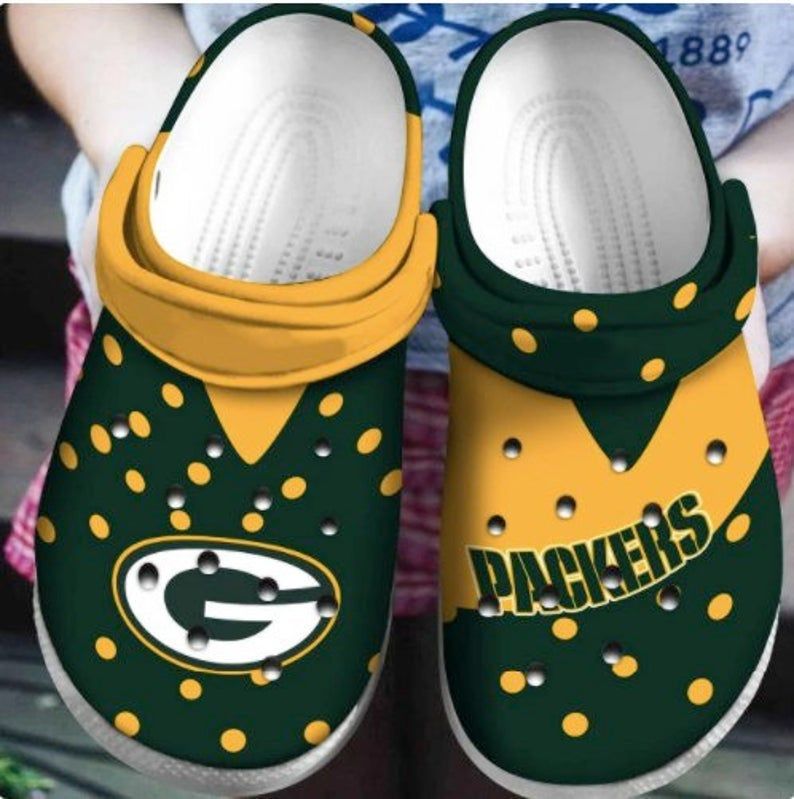 Green Bay Packers Crocs Clog , Green Bay Packers Crocs For Fan, Crocs ...