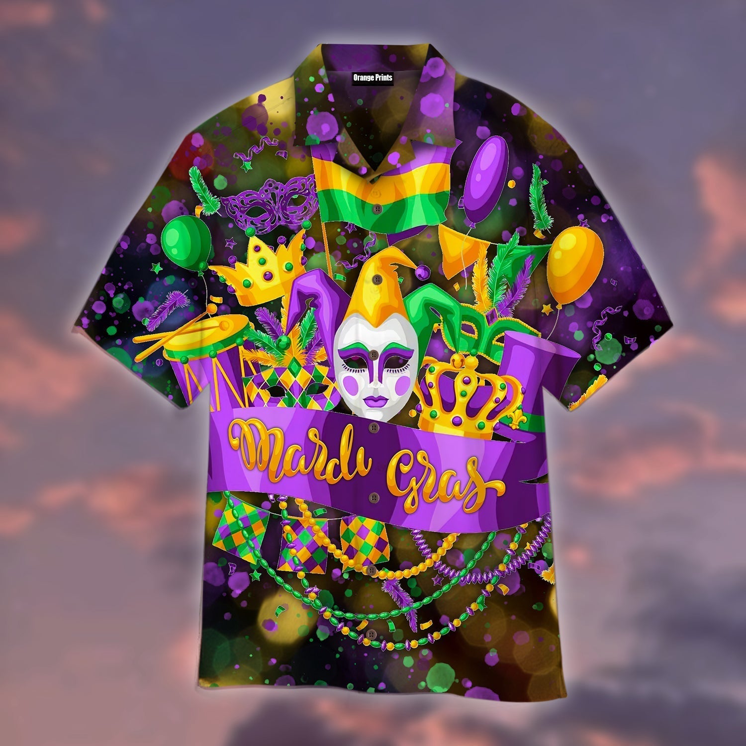 Happy Mardi Gras Hawaiian Shirt For Men & Women WT1709 - Meteew