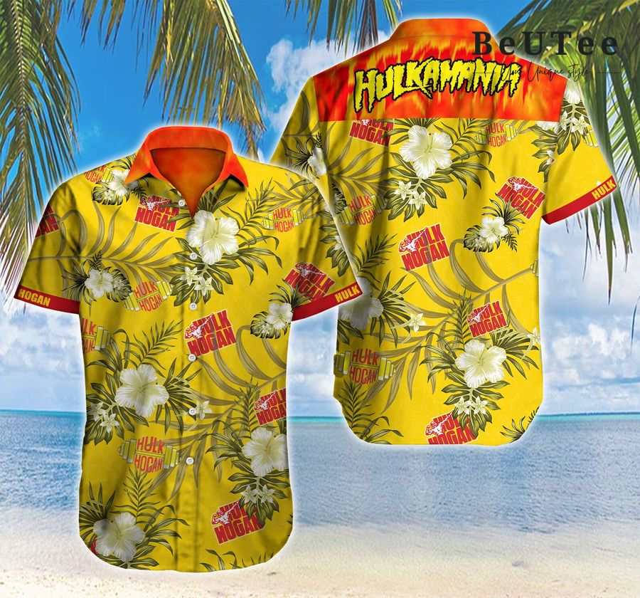 Hulkamania Wwe Hulk Hogan Hawaiian Shirt – Meteew