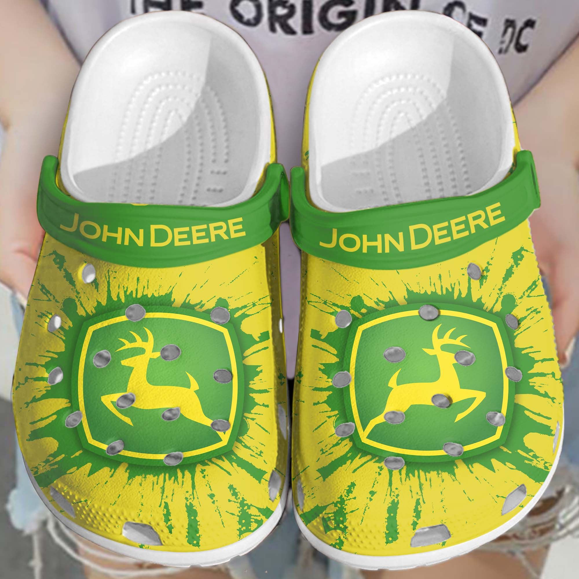 John Deere fans Custom Clogs - Meteew