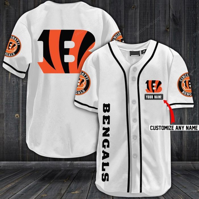 Jujutug Personalized NFL Cincinnati Bengals Baseball Shirt Unisex Size ...