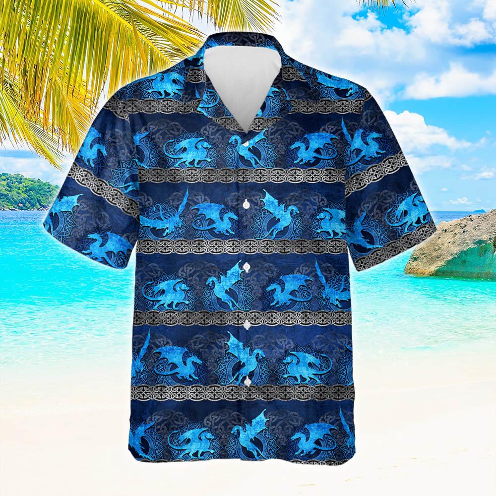 New Celtic Dragon Hawaiian Shirt – Meteew