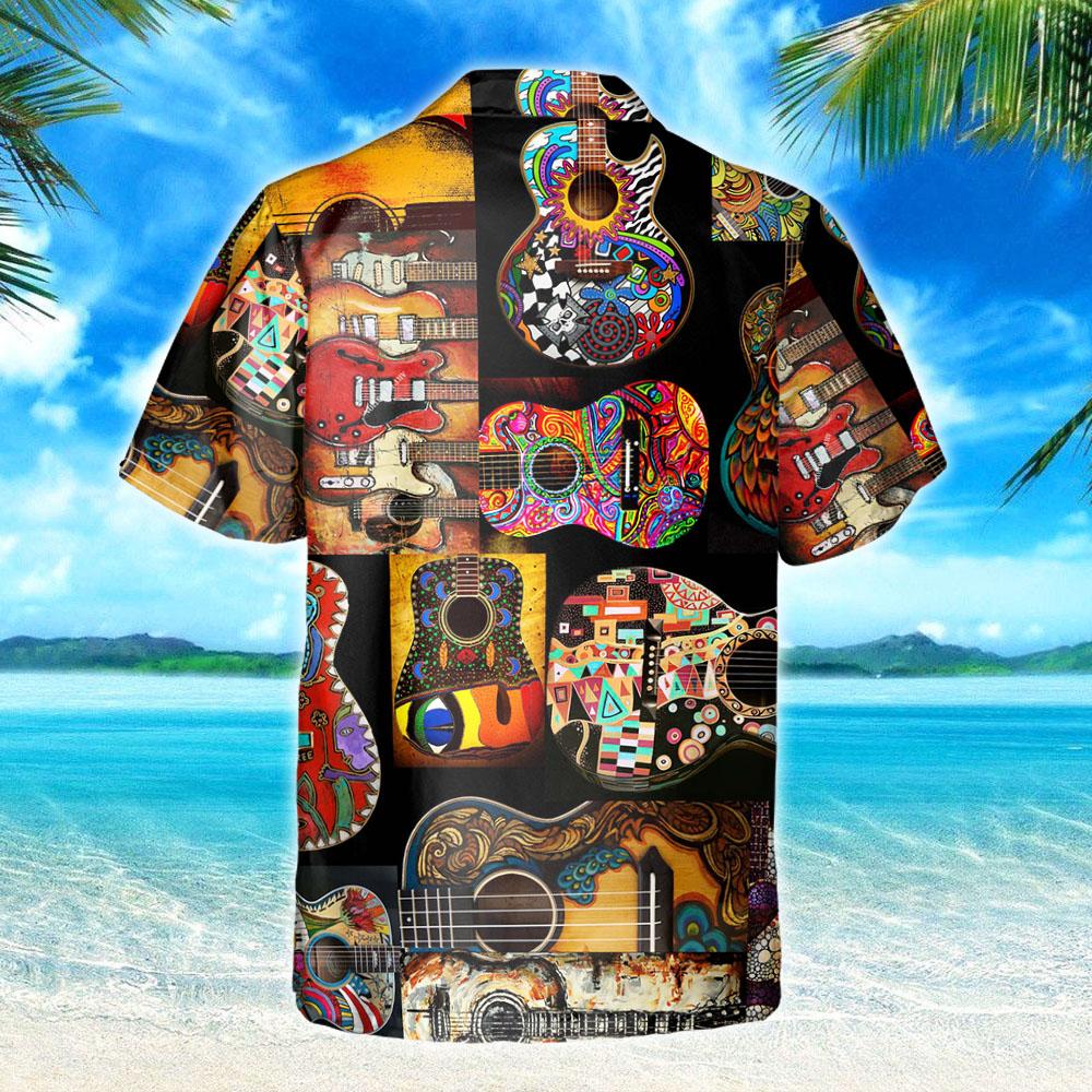New Classic Guitar Hawaiian Shirt - Meteew