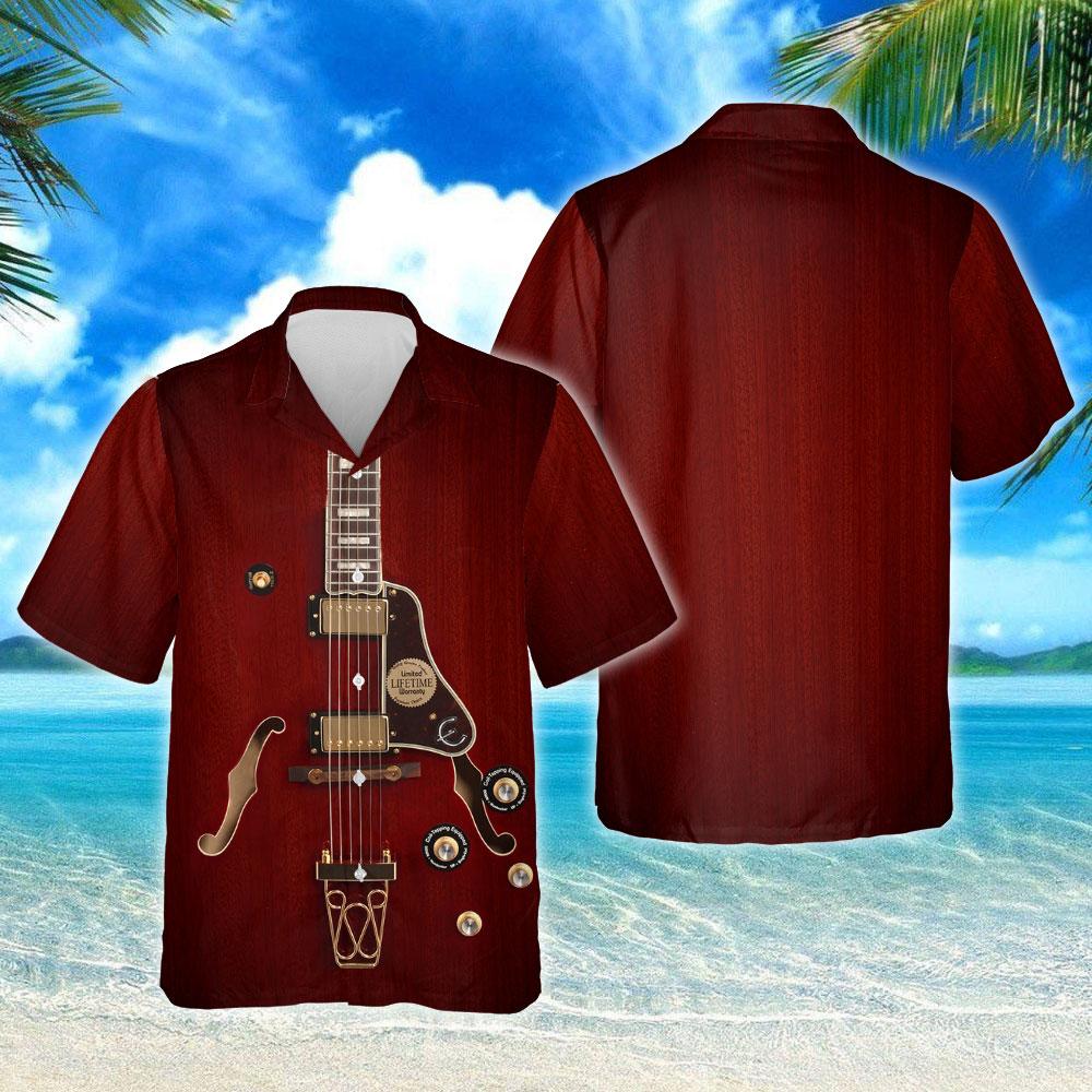 New Electric Guitar Hawaiian Shirt – Meteew