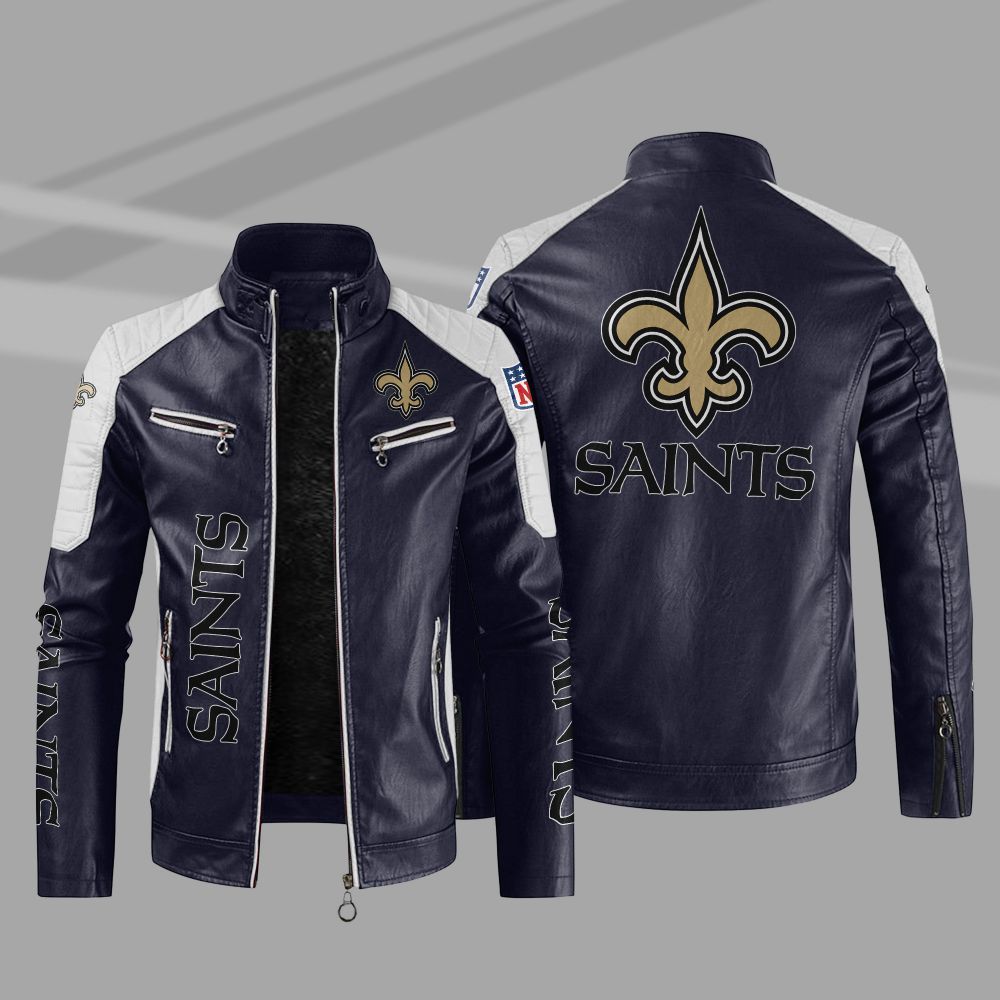 New Orleans Saints 2DA2236 NFL Sport Leather Jacket – Meteew
