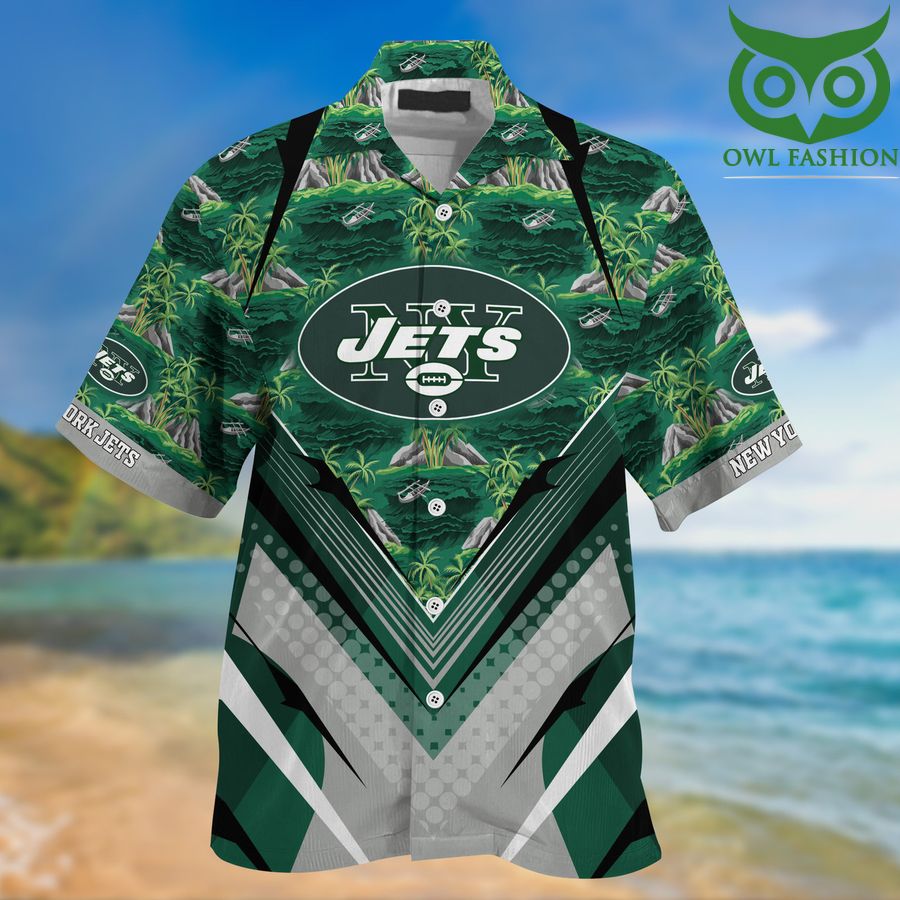 New York Jets Tropical Summer Hawaiian Shirt – Meteew