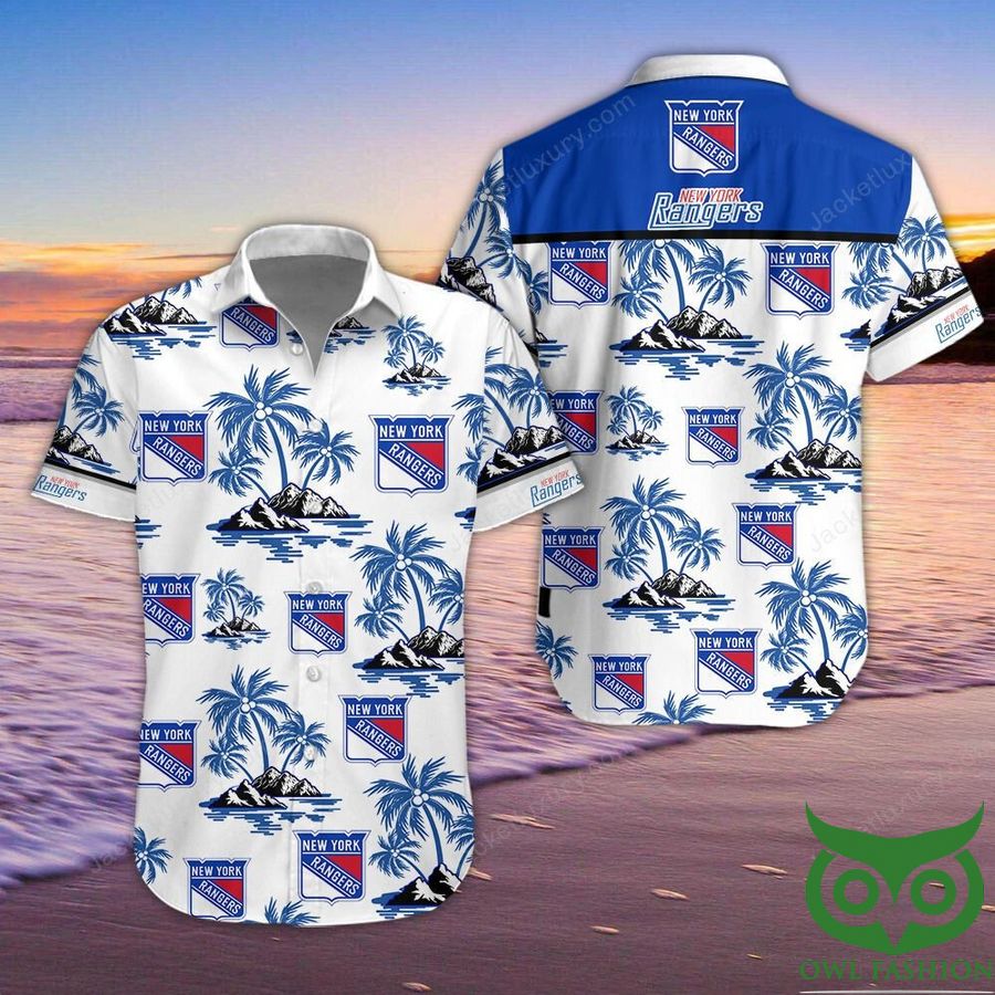 New York Rangers Summer Shirt Hawaiian Shirt - Meteew
