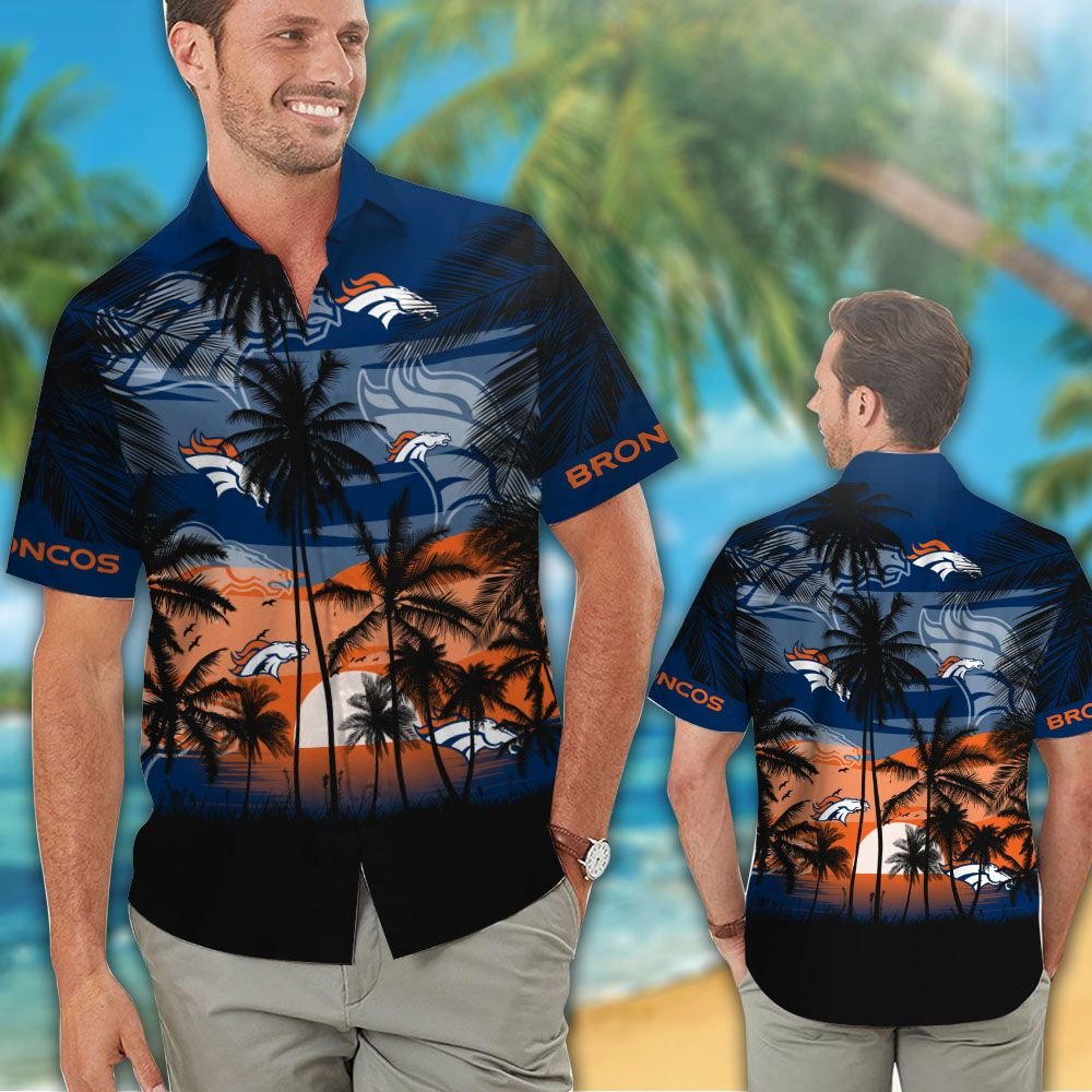 NFL Denver Broncos Tropical Hawaiian Shirt MTE02 – Meteew