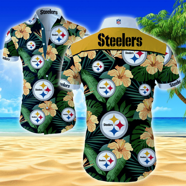 Nfl Pittsburgh Steelers Hawaiian Shirt Summer Button Up For Fans – Meteew